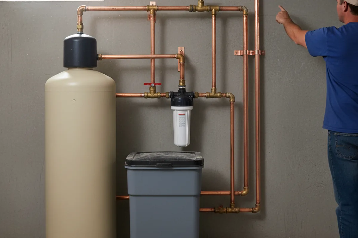 Whole-house water treatment system installed in Fredericksburg